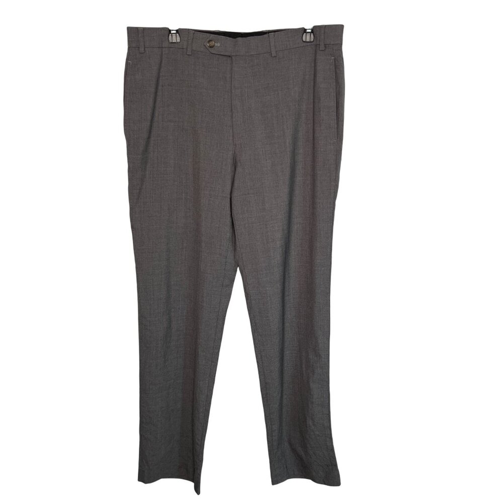 Lauren Ralph Lauren Total Comfort Men’s Pants Trousers Gray 100% WOOL Size 36x32